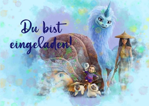 Raja-Einladungskarten